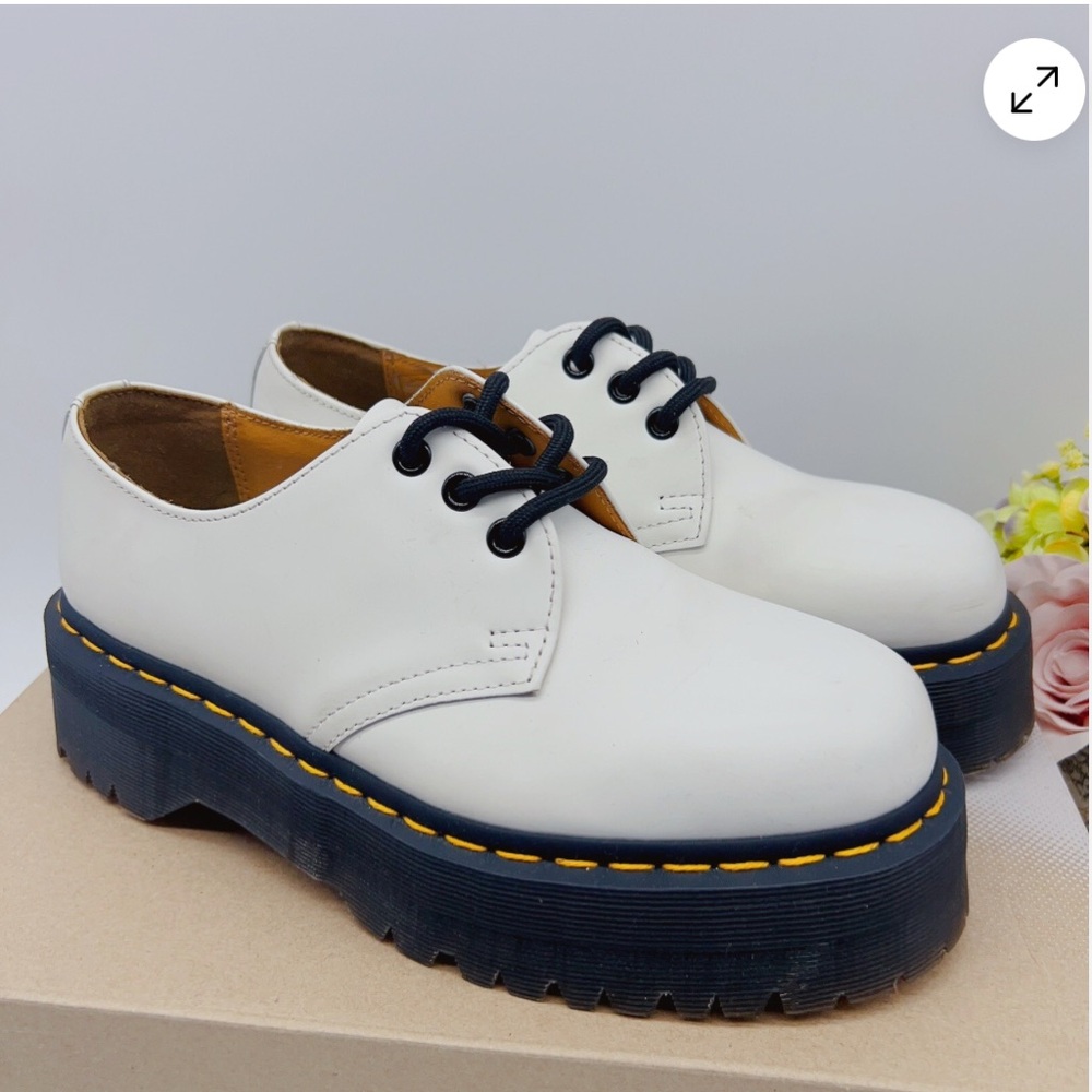 Dr. Martens White Combat Boots